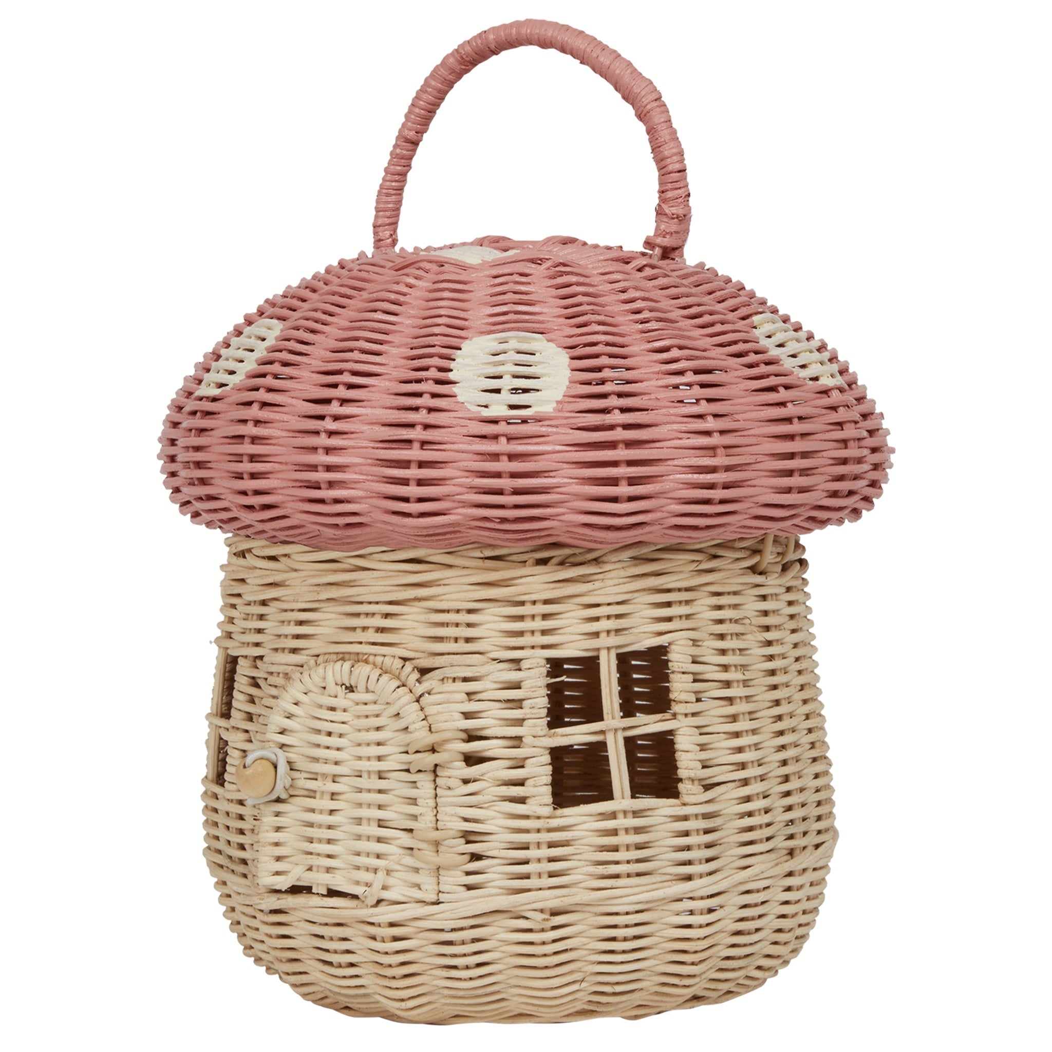 Olli Ella Mushroom Basket - Musk - Tea Pea Home