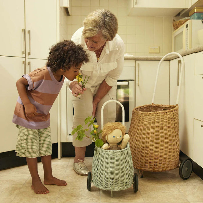 Olli Ella Child's Luggy Basket Free Urban Shipping Tea Pea Tea Pea