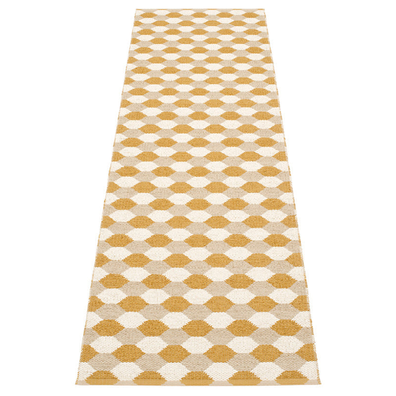 Pappelina Sweden Dana Reversible Mat - Ochre / Beige / Vanilla - Tea Pea Home