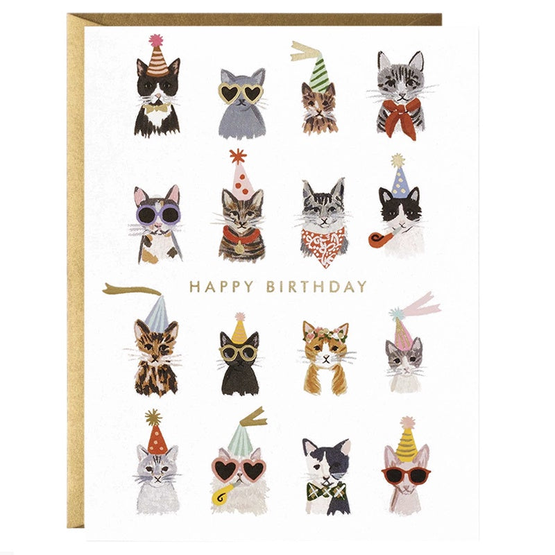 Rifle Paper US Card - Cool Cats Birthday - Tea Pea Home