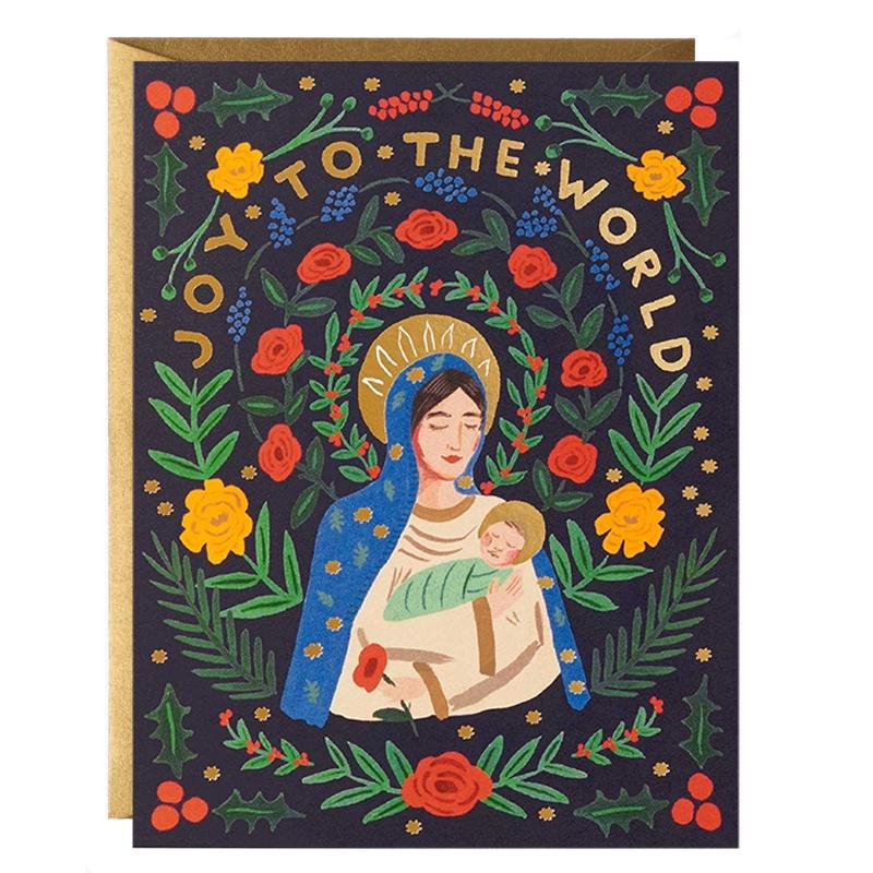 Rifle Paper US Christmas Card - Madonna & Child - Tea Pea Home