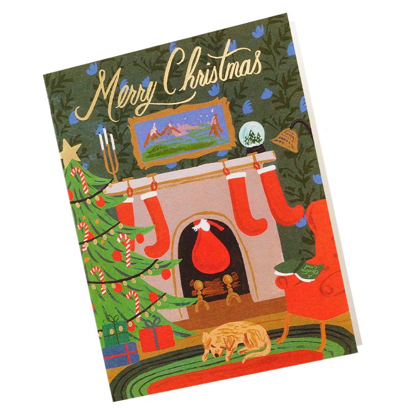 Rifle Paper US Christmas Card - Christmas Eve Scene - Tea Pea Home