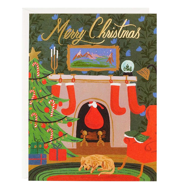 Rifle Paper US Christmas Card - Christmas Eve Scene - Tea Pea Home