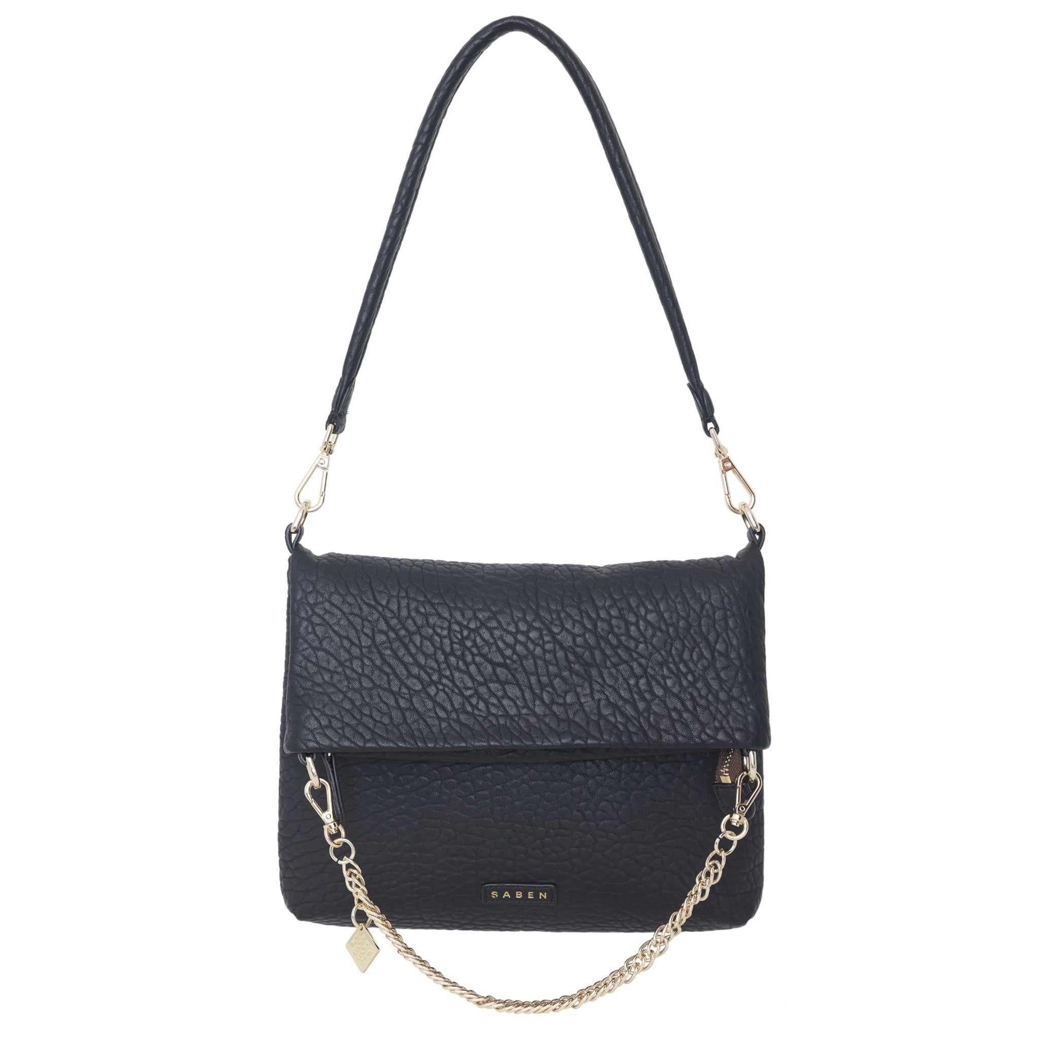 Saben Daria Shoulder Bag - Black Bubble - Tea Pea Home