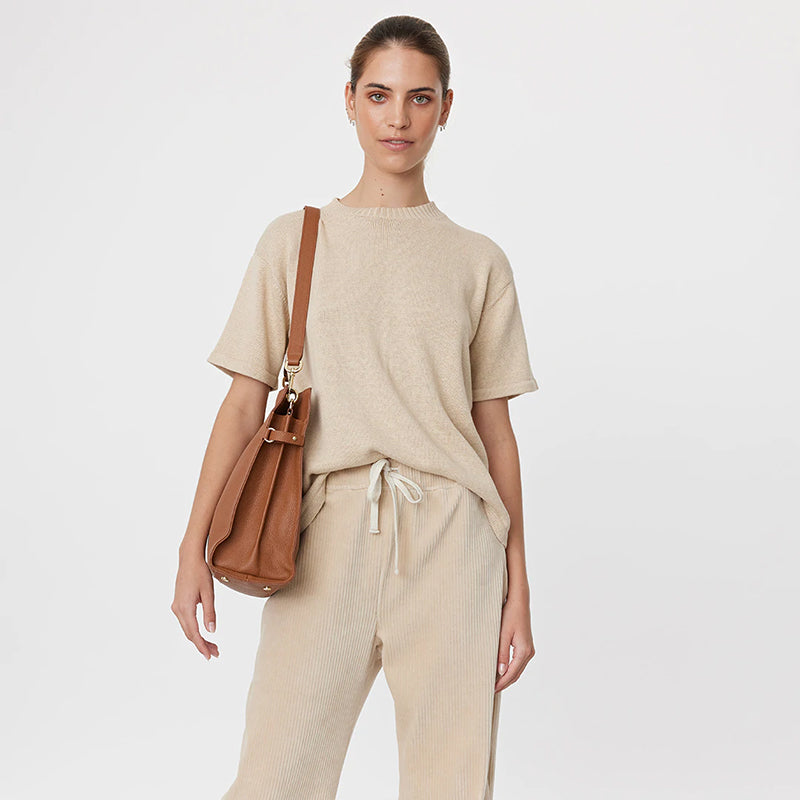 Saben Beatrice Handbag - Tan - Tea Pea Home
