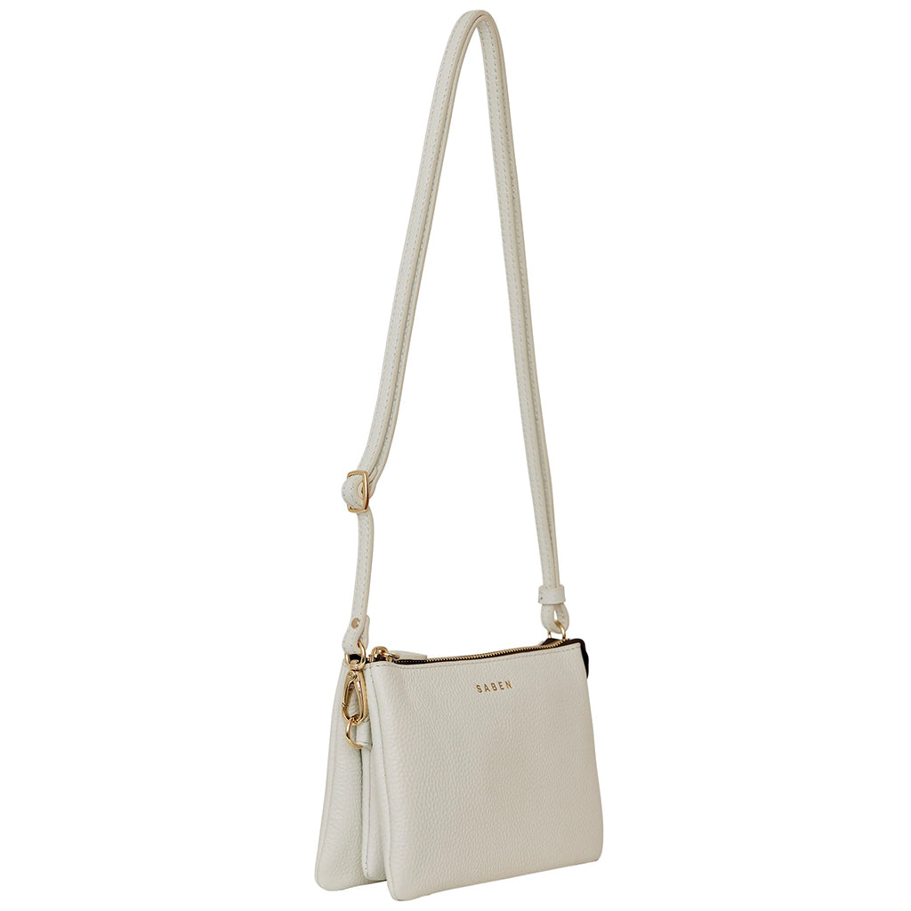 Saben Tilly Crossbody Handbag - White - Tea Pea Home