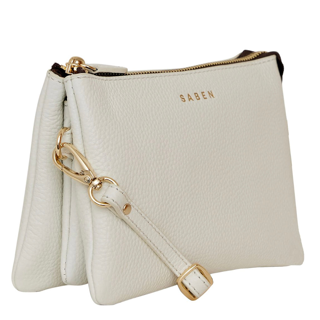 Saben Tilly Crossbody Handbag - White - Tea Pea Home