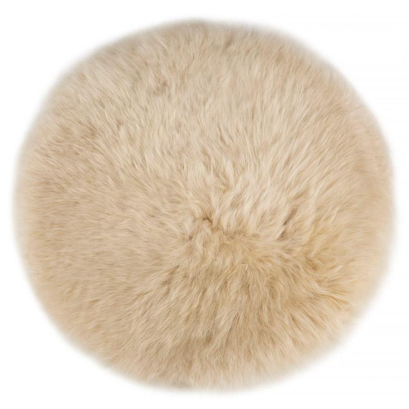 Sheepskin Circle Chair Pad - Nappa - Tea Pea Home