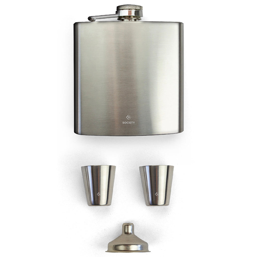 Society Paris Barware Flask and Shotglass Set - Tea Pea Home