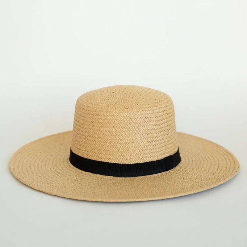 Sophie So Boater Ribbon Hat - Tea Pea Home