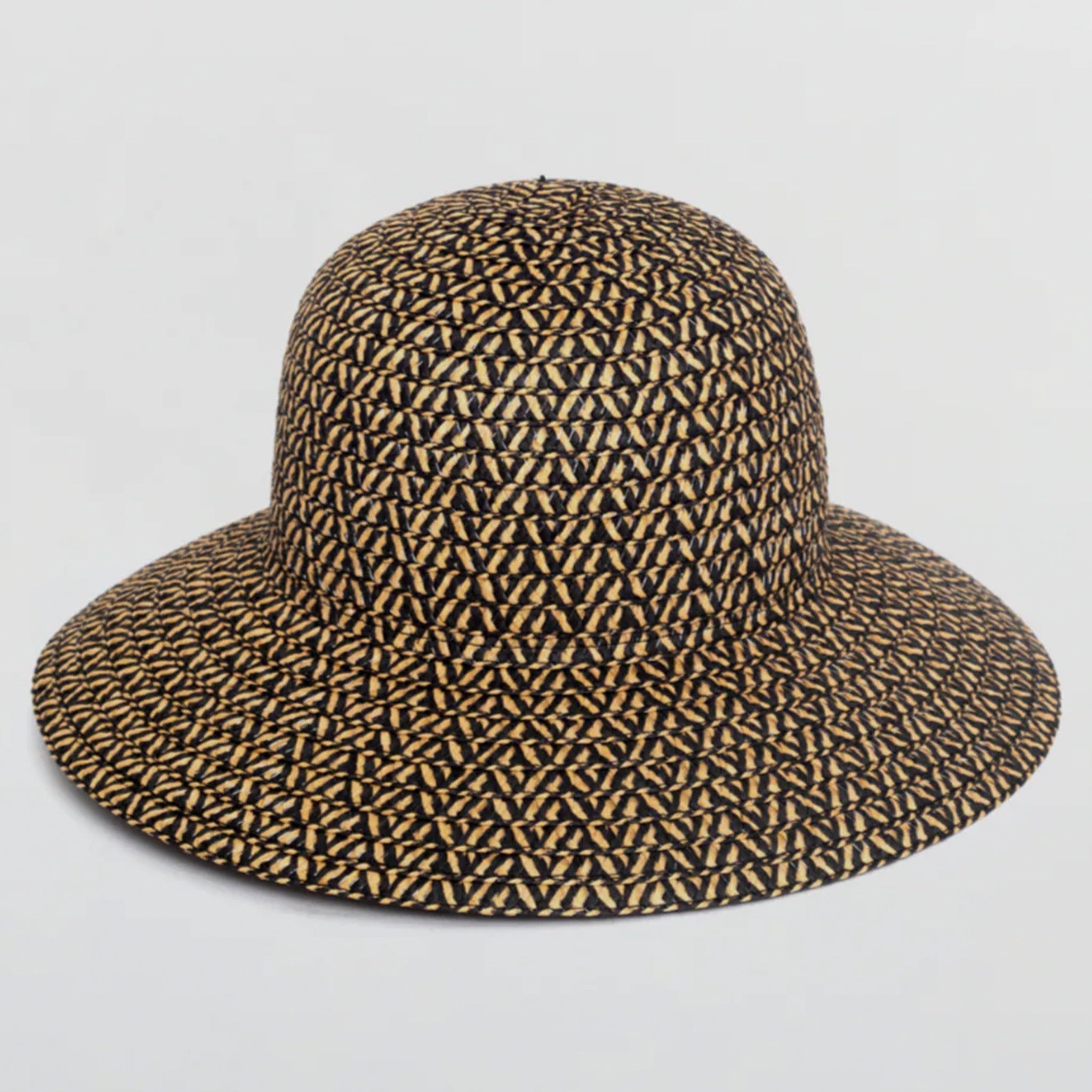 Sophie So Shady Hat - Natural Monochrome - Tea Pea Home