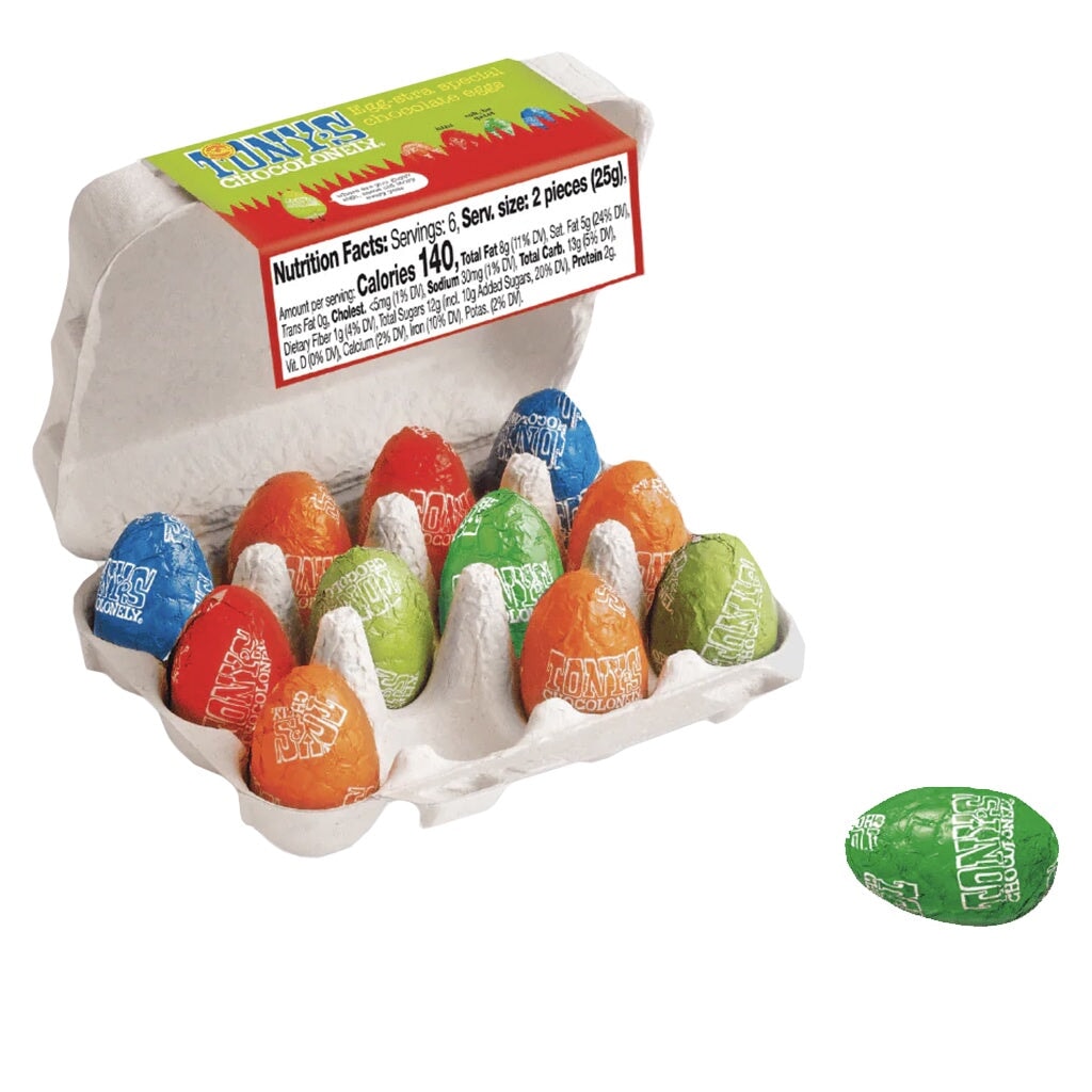 Tony's Chocolonely Egg-stra Special Chocolate Eggs - Tea Pea Home