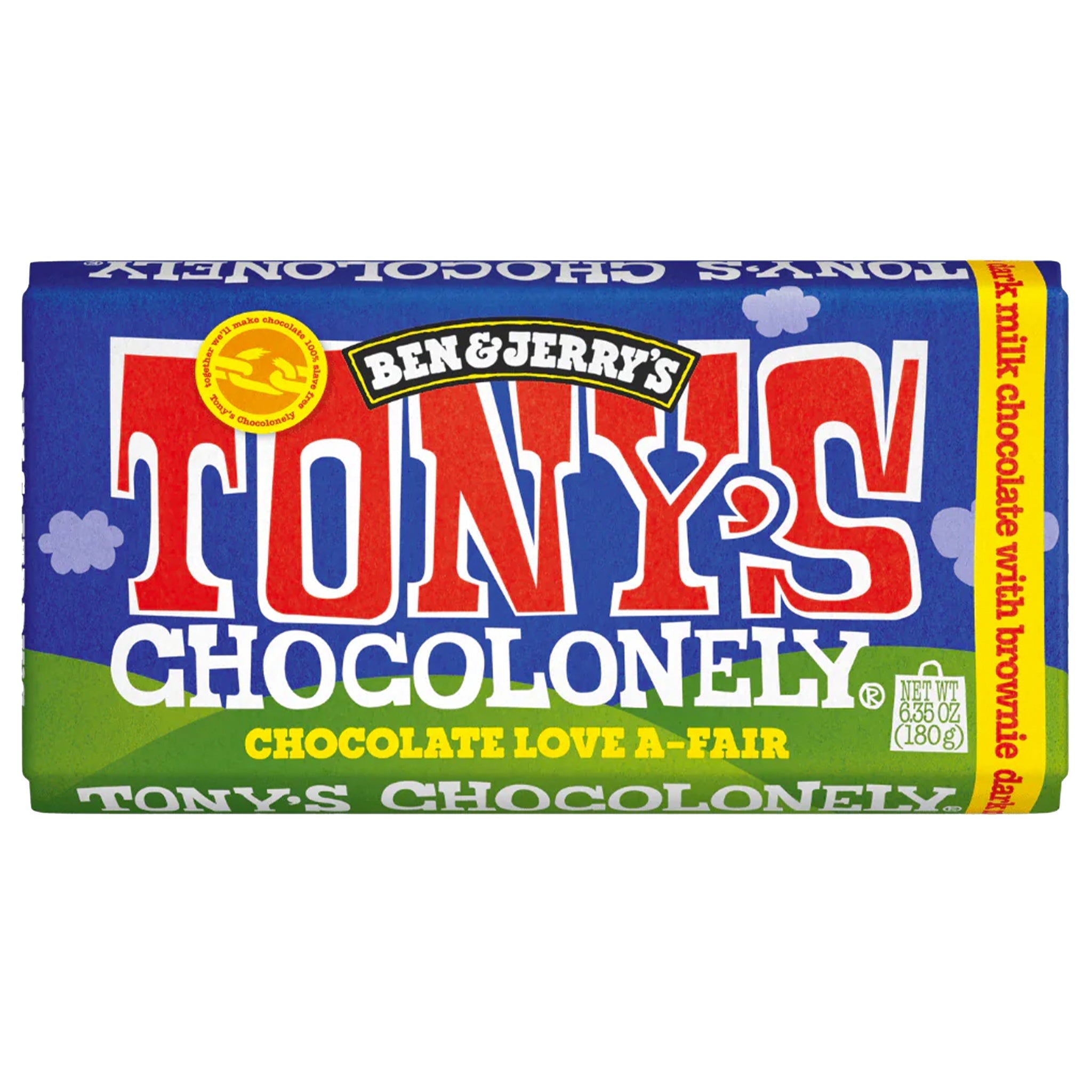 Tony's Chocolonely x Ben & Jerry's 180g Dark Chocolate Brownie - Tea Pea Home