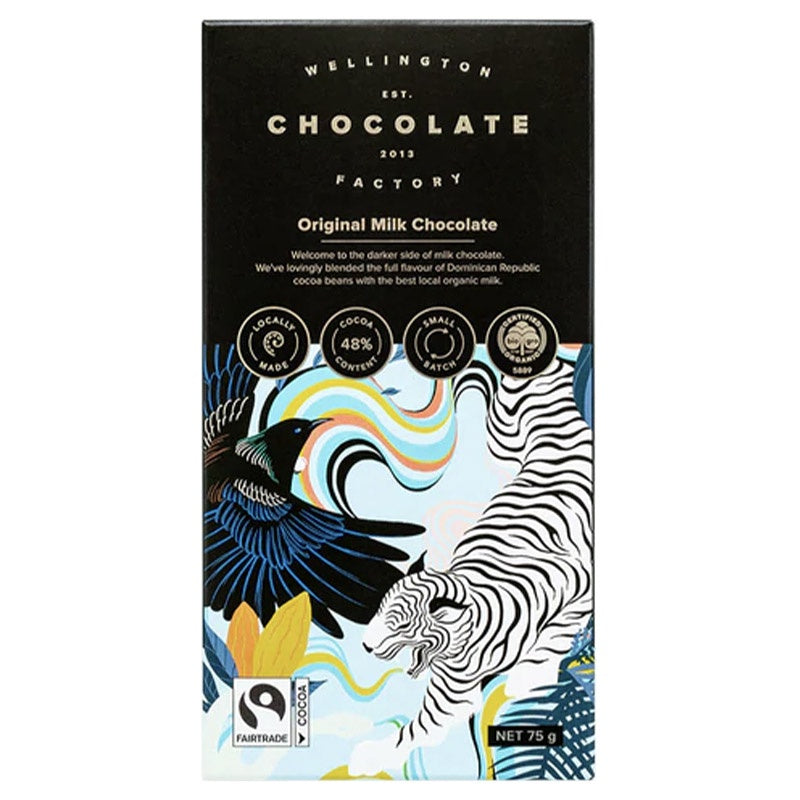 Wellington Chocolate Factory 75g Original Milk Chocolate - Tea Pea Home