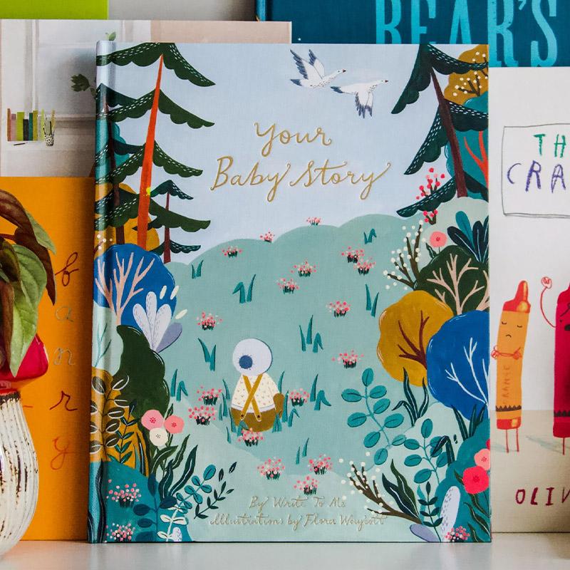 Write to Me Baby Journal - Your Baby Story - Tea Pea Home